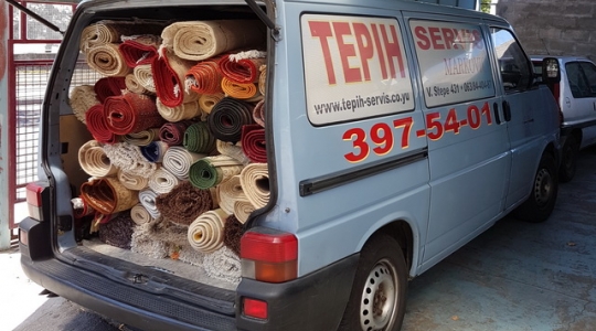 Carpet transport and terrain service