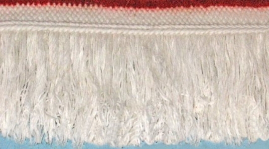 Fringe whiteing on carpets