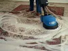 Machine deep cleaning carpets