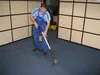 Vacuum cleaning and shaking